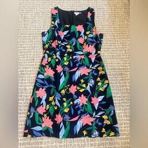 J. Crew Multicolor Floral Mini Dress